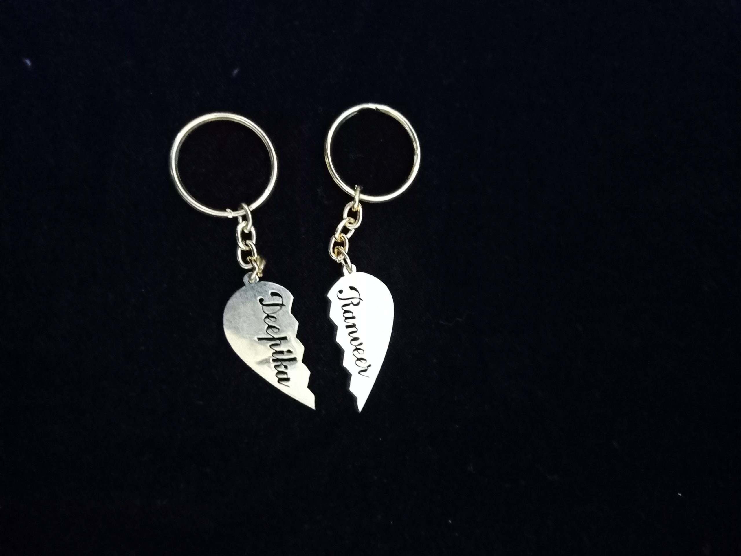 Two Souls One Heart Personalized Couples Key Chain - tyfm